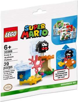 Детский конструктор LEGO Конструктор Super Mario платформа Fuzzy & Mushroom