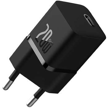 Аккумулятор для электроинструмента Baseus Сетевое зарядное устройство GaN5 20W EU Black