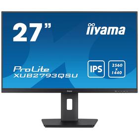 Монитор IIYAMA LCD 27" XUB2793QSU-B7 {IPS 2560x1440 100Hz 1ms 300cd HDMI DisplayPort USB M/M HAS Pivot}