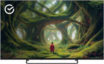 Телевизор SBER LED 50" SDX-50U4127 Салют ТВ Frameless черный 4K Ultra HD 60Hz DVB-T DVB-T2 DVB-C DVB-S DVB-S2 USB WiFi Smart TV