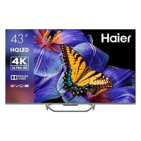 Телевизор Haier 43" Smart TV S4, QLED, 4K Ultra HD, серый, СМАРТ ТВ, Android TV[DH1U8PD05RU]
