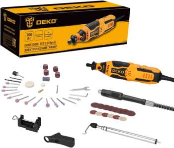Гравер DEKO DKRT200W 200Вт насадок:43