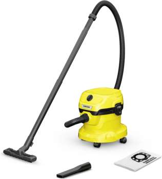 Строительный пылесос KARCHER WD 2 Plus V-12/4/18 1000Вт  желтый