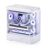 Корпус JONSBO D400 White без БП, боковая панель из закаленного стекла , mini-ITX, micro-ATX, ATX, белый