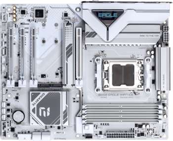 Материнская плата Gigabyte B850 EAGLE WF7 ICE SocketAM5 AMD B850 4xDDR5 ATX AC`97 8ch 2.5Gg RAID+HDMI+DP