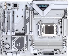 Материнская плата Gigabyte B850 EAGLE WF7 ICE SocketAM5 AMD B850 4xDDR5 ATX AC`97 8ch 2.5Gg RAID+HDMI+DP
