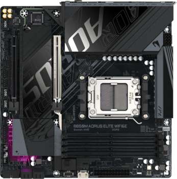 Материнская плата Gigabyte B850M AORUS ELITE WIFI6E Socket AM5 AMD B850 mATX AC`97 8ch 2.5Gg RAID+DP