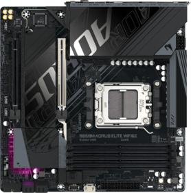 Материнская плата Gigabyte B850M AORUS ELITE WIFI6E Socket AM5 AMD B850 mATX AC`97 8ch 2.5Gg RAID+DP