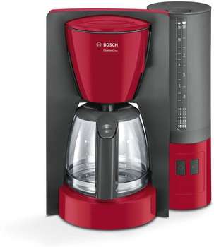 Кофемашина BOSCH Кофеварка TKA6A044 Red/Gray