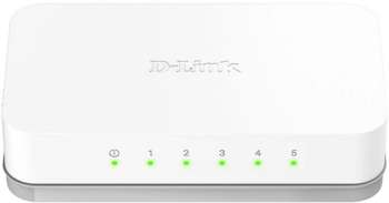 Коммутатор D-Link DES-1005C DES-1005C/F6/E 5x100Мбит/с неуправляемый