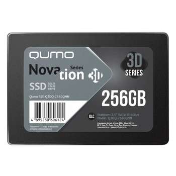 Накопитель SSD Qumo SSD 256GB Novation QLC 3D Q3DQ-256GQNN {SATA3.0}