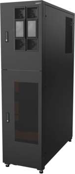 Шкаф электрический Ippon Шкаф системный Intatum RT Integrated Cabinet 2068220 напольный 1800мм 470мм 1200мм черный