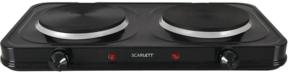 Настольная плита SCARLETT Плита Электрическая SC-HP700S32 черный чугун