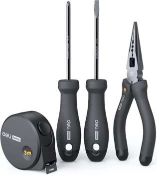 Набор инструментов DELI HT0004 4 предмета диэлектр.покр.