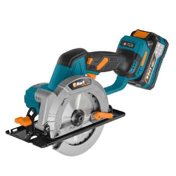 Пила BORT BHK-18LI-125 ЦИРКУЛЯРНАЯ АККУМУЛЯТОРНАЯ [93418583] {акб 2*3,0 АЧ + ЗУ, АКБ Makita 18V LXT, 1200 Вт, 10800 об/мин, диск 125 мм, 22 мм, 2 кг, аксессуаров 2 шт }