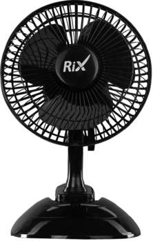Вентилятор Rix настольный RDF-1500WB 15Вт скоростей:2 черный