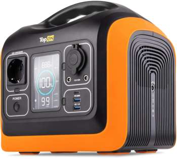 Мобильная электростанция TOPON Электростанция портативная TOP-X600 186000mAh 10A QC3.0/PD3.0 3xUSB черный/оранжевый