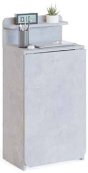 Компьютерный стол СОКОЛ Стол для компьютера СП-19 складн. столешница ЛДСП бетон каркас хром