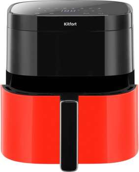 Гриль KITFORT АэроКТ-2291 1700Вт красный/черный