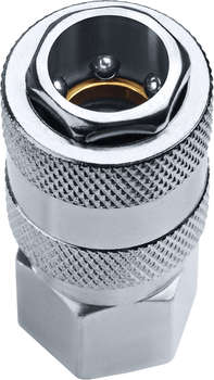 Аксессуар для пневмооборудования ЗУБР Переходник для пневмоинструмента 64911-1/2 серый