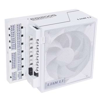 Блок питания LIAN LI EG1200G / White / ATX 3.1, 1200W, 80 PLUS Gold, PCIe 5.1, APFC, USB/FAN HUB, 120mm FDB Fan, Fully Modular / G9P.EG1200G.WH00.RU