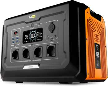 Мобильная электростанция TOPON Электростанция портативная TOP-X2500 640000mAh 16A QC3.0/PD2.0 6xUSB черный/оранжевый