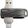 USB-носитель Netac USB Drive 32GB US11 NT03US11C-032G-32BK USB3.2 черный/серебристый