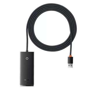 USB-концентратор Baseus USB-хаб Lite Series Black