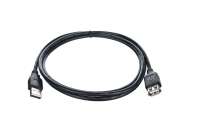 Видеокабель Telecom Кабель удлинительный USB2.0 AM/AF 1.5 M черный TUS6990-1.5M TELECOM