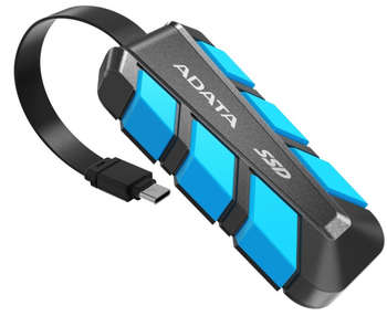 Кабель SSD внешний 500GB EXT Type-C/USB 3.2 Gen2 1050/1000 SC740-500G-CBU ADATA