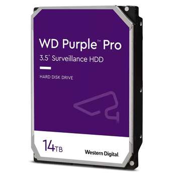 Жесткий диск HDD Western Digital Жесткий диск 3.5" 14TB Purple Surveillance HDD WD142PURP SATA 6Gb/s - 7200 rpm