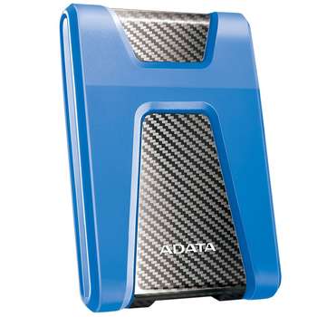 Внешний накопитель ADATA Жесткий диск внешний HD650 AHD650-1TU31-CBL 1TB 2.5" USB 3.1, LED indicator, Blue, Retail {20},