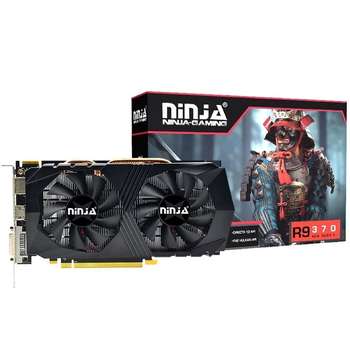 Видеокарта NINJA R9 370 4GB GDDR5 256bit DP DVI HDMI 2FAN RTL