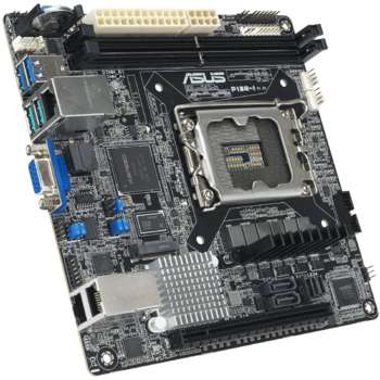 Материнская плата для сервера ASUS Материнская плата P13R-I LGA1700 mini-ITX 2xDDR5 PCIEx16 M.2 VGA 2xGLAN