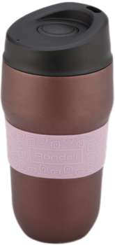 Термос RONDELL Термокружка для напитков Tierno RDS-1958 0.32л. фиолетовый/черный картонная коробка