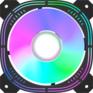 Кулер для корпуса FORMULA Вентилятор для корпуса Nulight 12BK RGB 120х120x25 черный 3-pin 4-pin  Ret