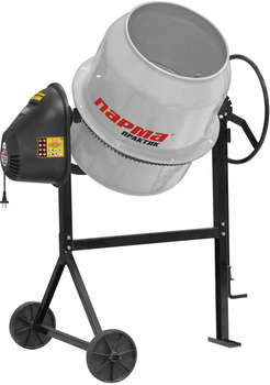 Бетоносмеситель ПАРМА Бетономешалка Практик Б-141-Э электрич. бар.:140л г.р.:63л 600Вт