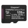 Карта памяти Kingston Флеш карта microSDXC 128GB SDCS3/128GBSP Canvas Select Plus V10 A1 w/o adapter
