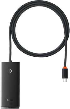 USB-концентратор Baseus USB-хаб Lite Series Black