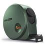 Измерительная техника DELI Bad Pack Рулетка "Home Series Green" HT8316L  3м х 16мм, эксклюзивный дизайн, корпус - высококачественный софттач пластик