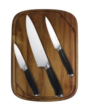 Нож кухонный RONDELL Набор ножей кухон. Stolz RD-1773 компл.:4предм. разд.дос. черный блистер