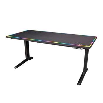 Стол для ноутбуков Thermaltake Игровой стол Bad Pack Gaming Desk Level 20 BattleStation Black, Electric,RGB, none Black, Electric,RGB, none
