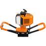 Мотобур CARVER AG- 43/000 [01.003.00038] { 1250Вт/1,7лс, без шнека, d пос=20мм, 43см.куб.   }
