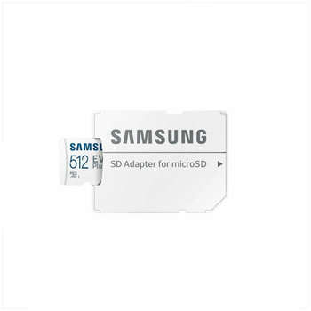 Карта памяти Samsung Evo Plus microSDXC 512GB UHS-1 U3 A2 V30 с адаптером 2024