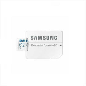 Карта памяти Samsung Evo Plus microSDXC 512GB UHS-1 U3 A2 V30 с адаптером 2024