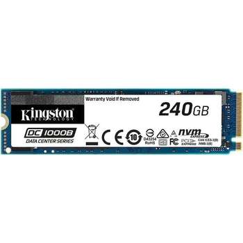 Накопитель для сервера Kingston Твердотельный накопитель SSD OEM M.2 2280 240GB  DC1000B Enterprise SSD SEDC1000BM8/240G PCIe Gen3x4 with NVME, 2200/290, IOPS 111/12K, MTBF 2M, 3D TLC, 248TBW, 0.5DWPD  oem