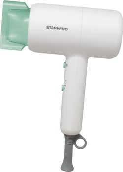 Фен для волос STARWIND Фен SHD 6065 1800Вт белый/зеленый