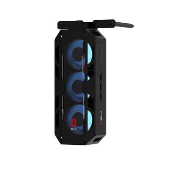 Система охлаждения ALSEYE Охлаждение для оперативной памяти AS.03.08.0002  Product size: 156.75 * 82 * 35mm Material: 0.8mm SPCC thick sheet metal Number of fans: 3 Size: 40 * 40 * 20mm Box: Black Leaf: Milk white Luminous effect: internally emitting ARGB Speed: 2000-5000RPM Outgoing line: Fan 1, 4pin (positive, negative, FG, PWM