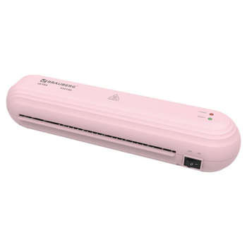 Ламинатор Brauberg ULTRA PM235P, РОЗОВЫЙ, формат A4, толщина пленки 60-150 мкм, скорость 30 см/мин, 532186