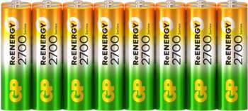 Аккумулятор, батарейка GP Аккумулятор 270AAHCRGY AA NiMH 2700mAh  спайка